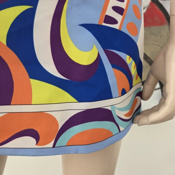 Zara | NWOT Split Neck Mini Dress - Picture 8 of 14